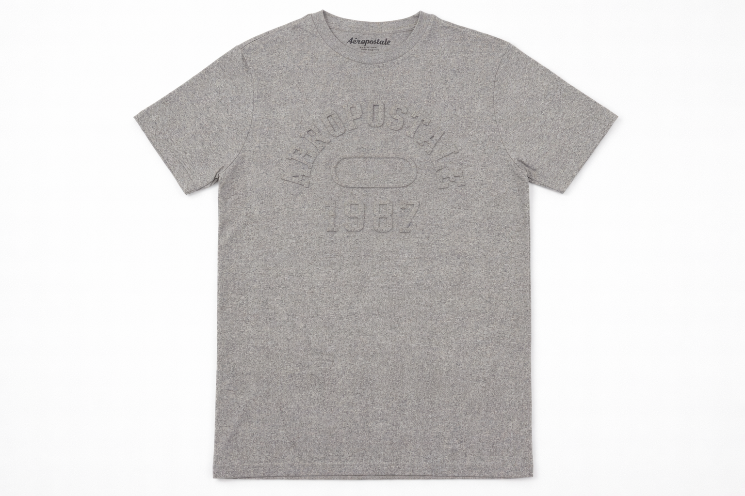 Men’s Heather Grey Solid T-Shirt | Classic Crew Neck | Everyday Essential