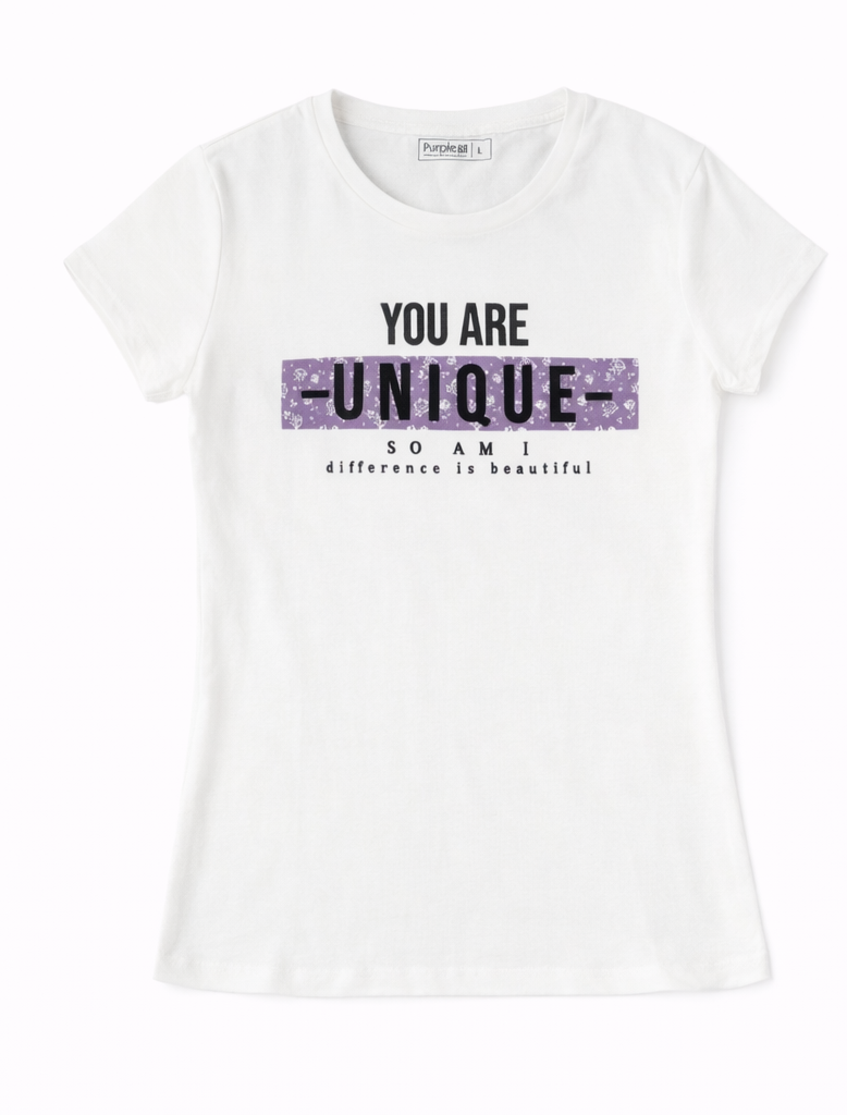 You Are Unique Graphic T-Shirt – White