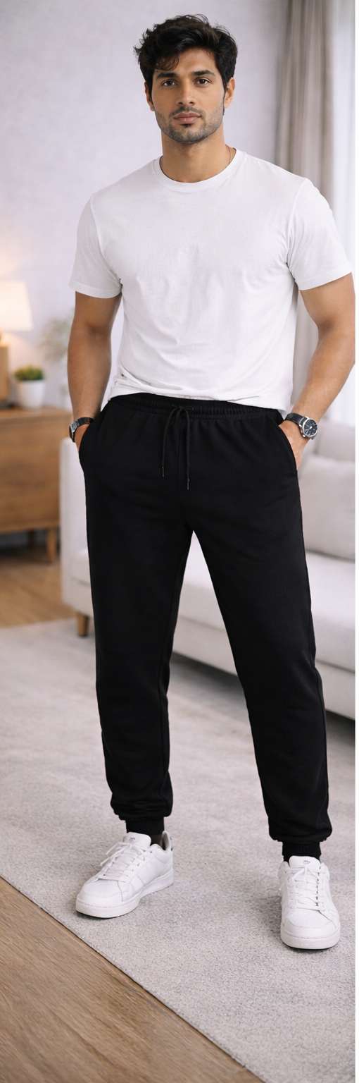 Urban Dreams Tapered Athletic Joggers – Heather Grey