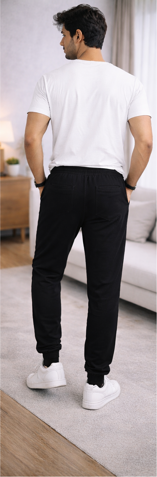 Urban Dreams Tapered Athletic Joggers – Heather Grey