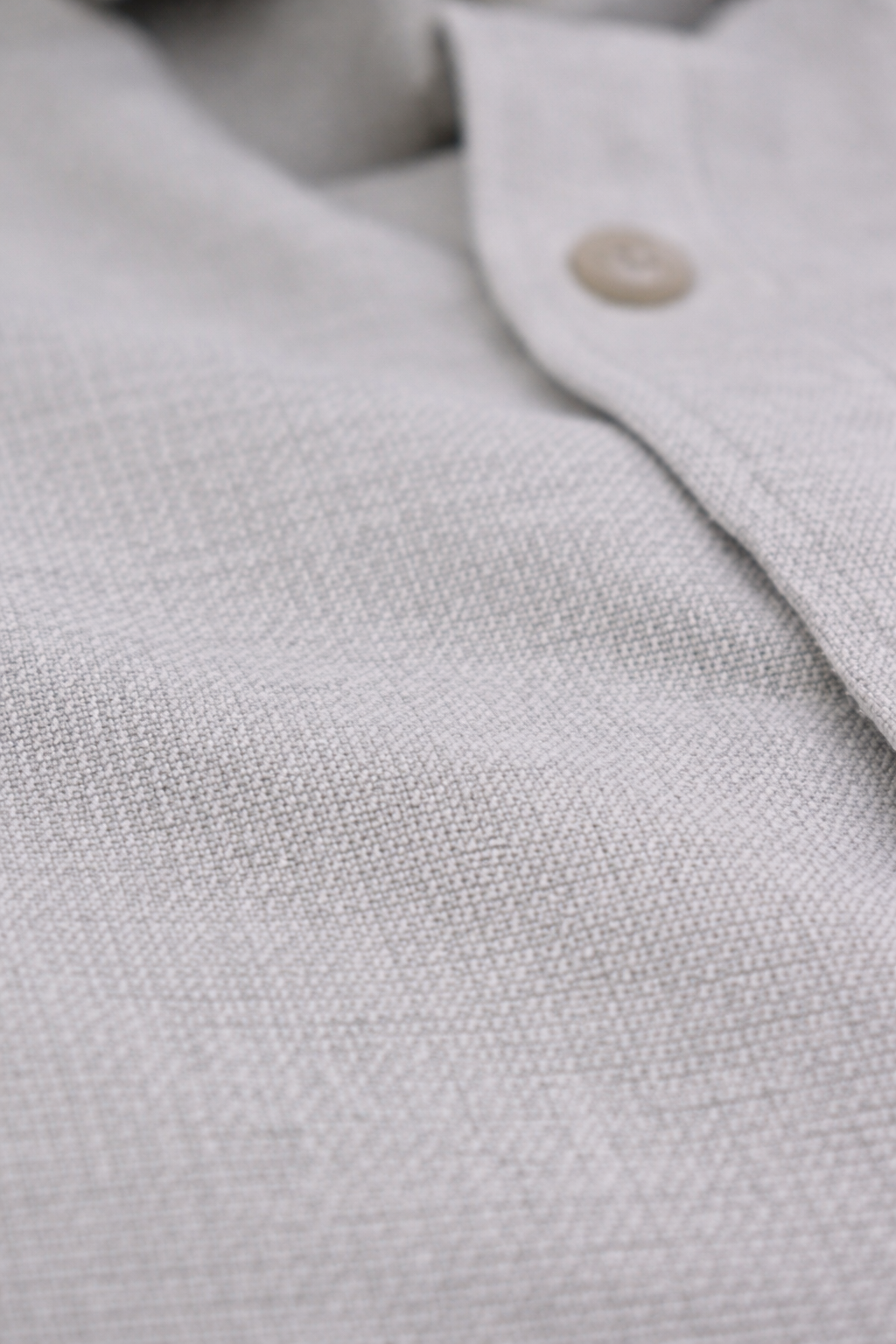 Men’s Sage Green Linen Blend Shirt – Slim Fit Casual Essential