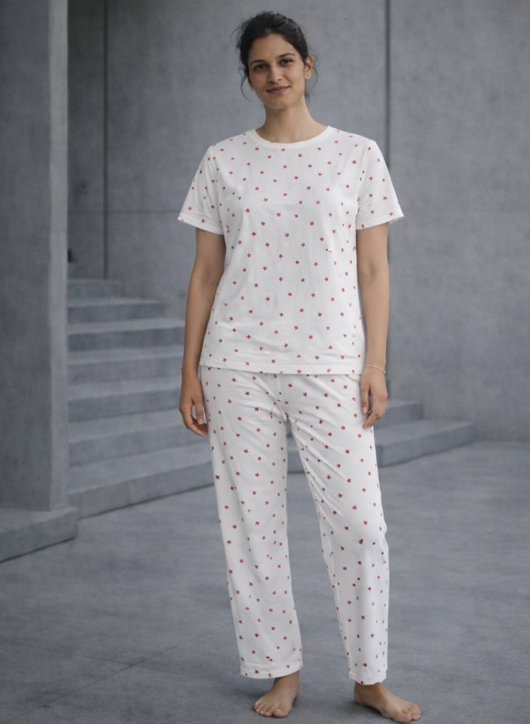 Women’s Star Print Lounge Set