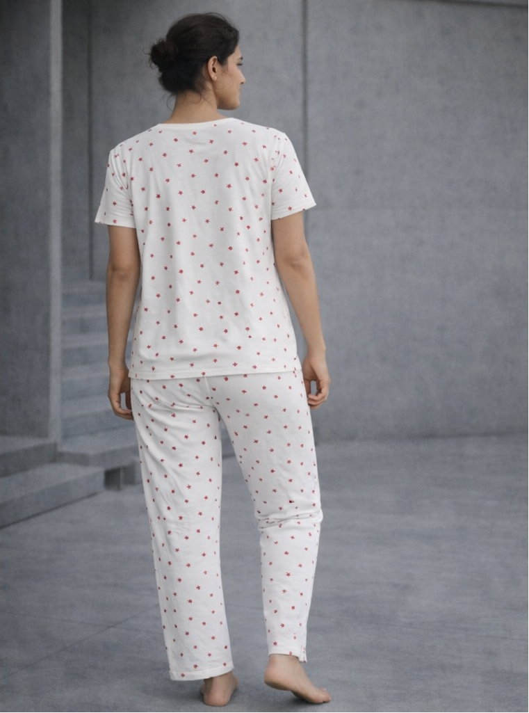 Women’s Star Print Lounge Set