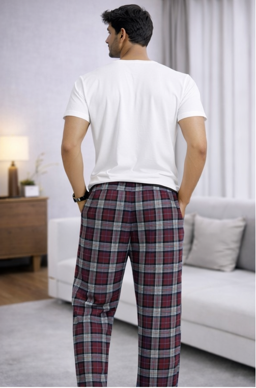 Men's Heritage Red Plaid Lounge Pants
