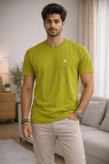 Essential Olive Green Crew Neck Tee