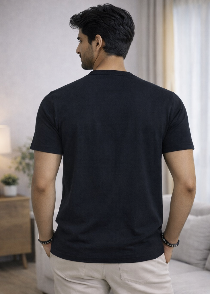 Marvel Black Panther Silver Emblem Graphic Tee