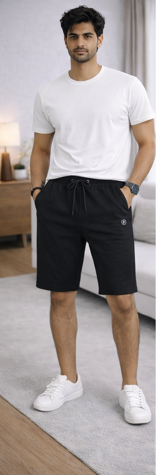 Men's Essential Performance Training Shorts – Jet Black
