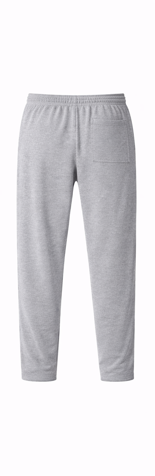 Men's Essential Heather Grey Comfort-Fit Joggers