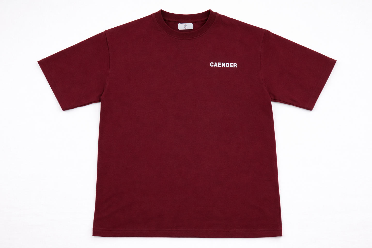 "Gamer Season Calendar" Drop Shoulder Streetwear Tee – Maroon Graphic T-Shirt