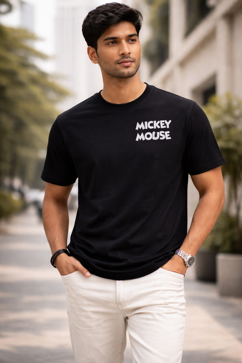Mickey Mouse "Sketch" Edition Drop Shoulder T-Shirt – Ultra-Realistic Streetwear
