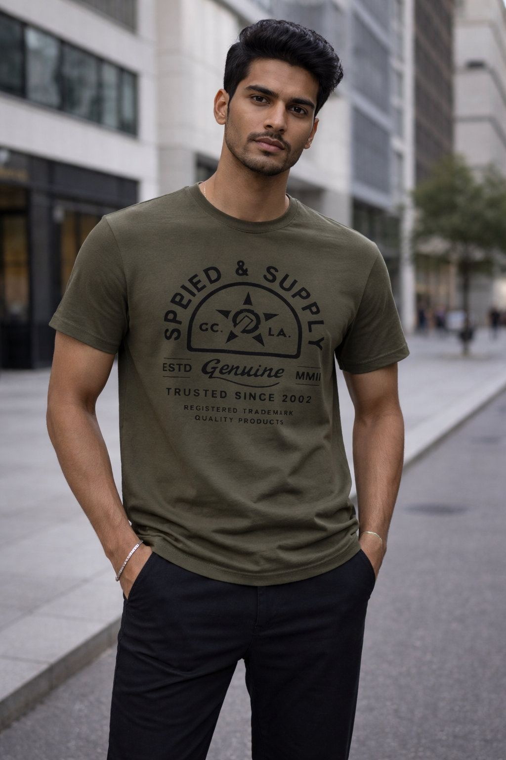 UNIT Speed & Supply Graphic Crew Neck Tee