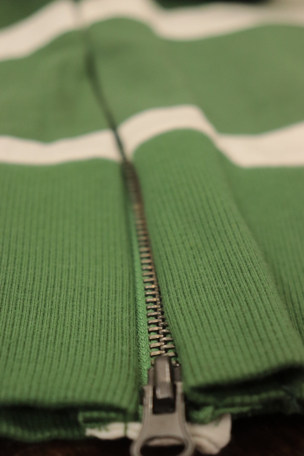 Relaxed Fit Striped Sweatshirt – Green & White