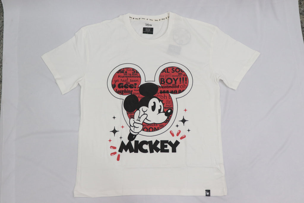 Disney© Mickey Mouse Graphic Crop Top - Distressed Streetwear Edition