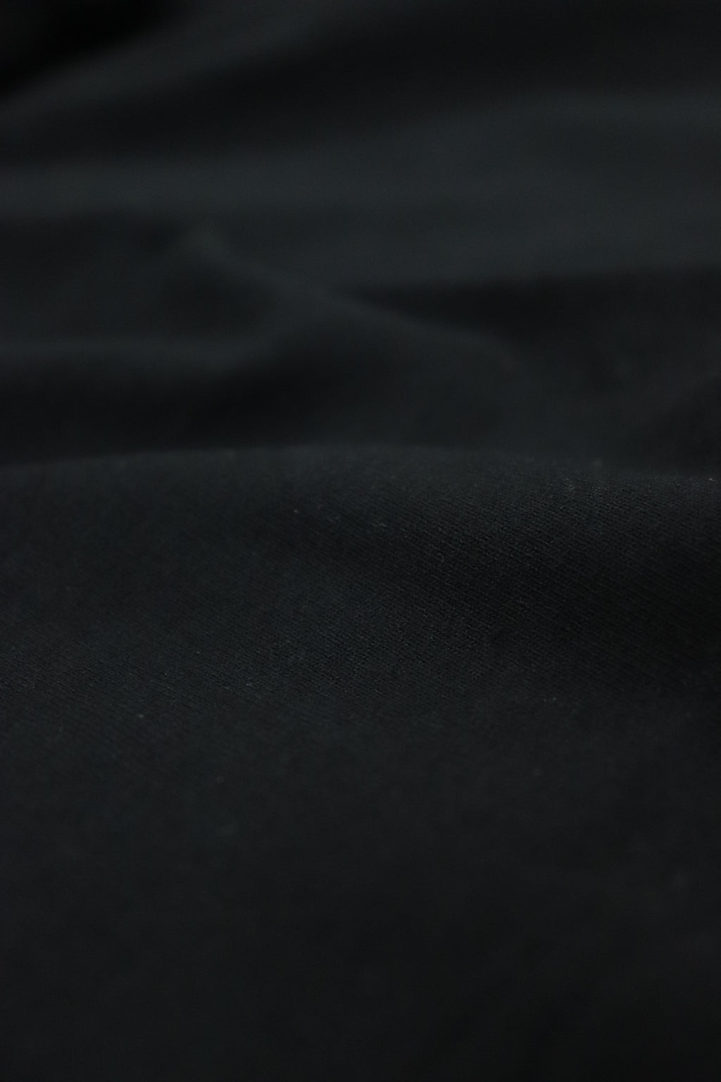 Solid Black and Navy Blue Mid-Length Crop T-Shirts for Women