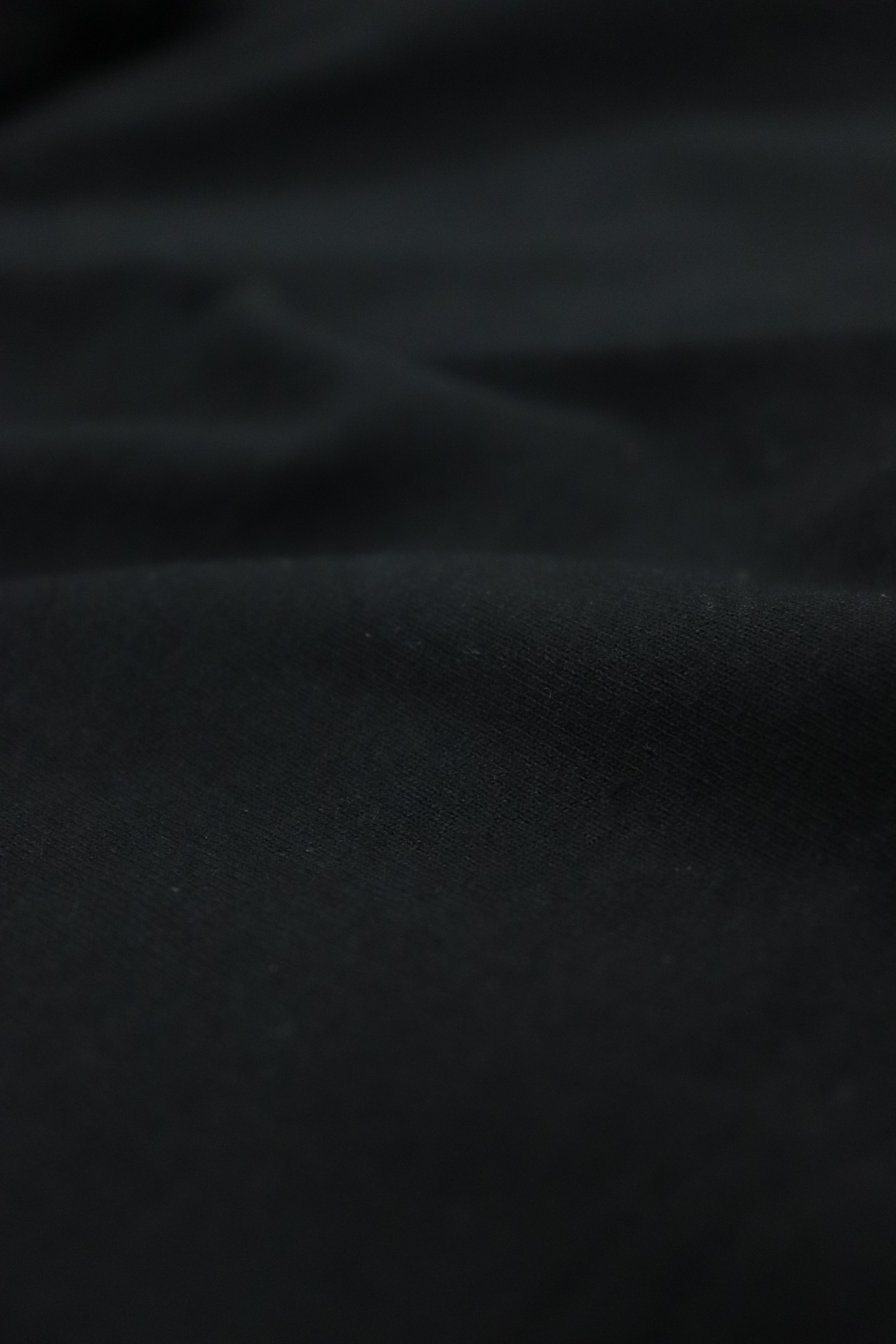 Solid Black and Navy Blue Mid-Length Crop T-Shirts for Women