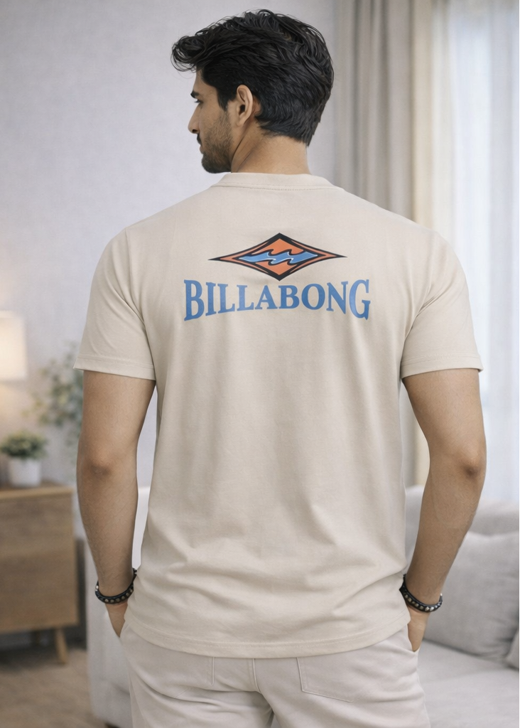 Billabong Heritage Logo Graphic Tee - Sandshell