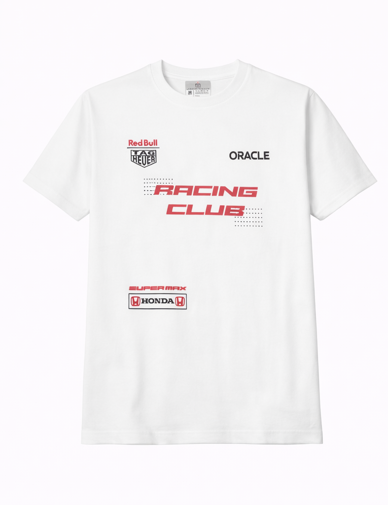 Max Verstappen "Super Max" Red Bull Racing F1 Tribute T-Shirt – White