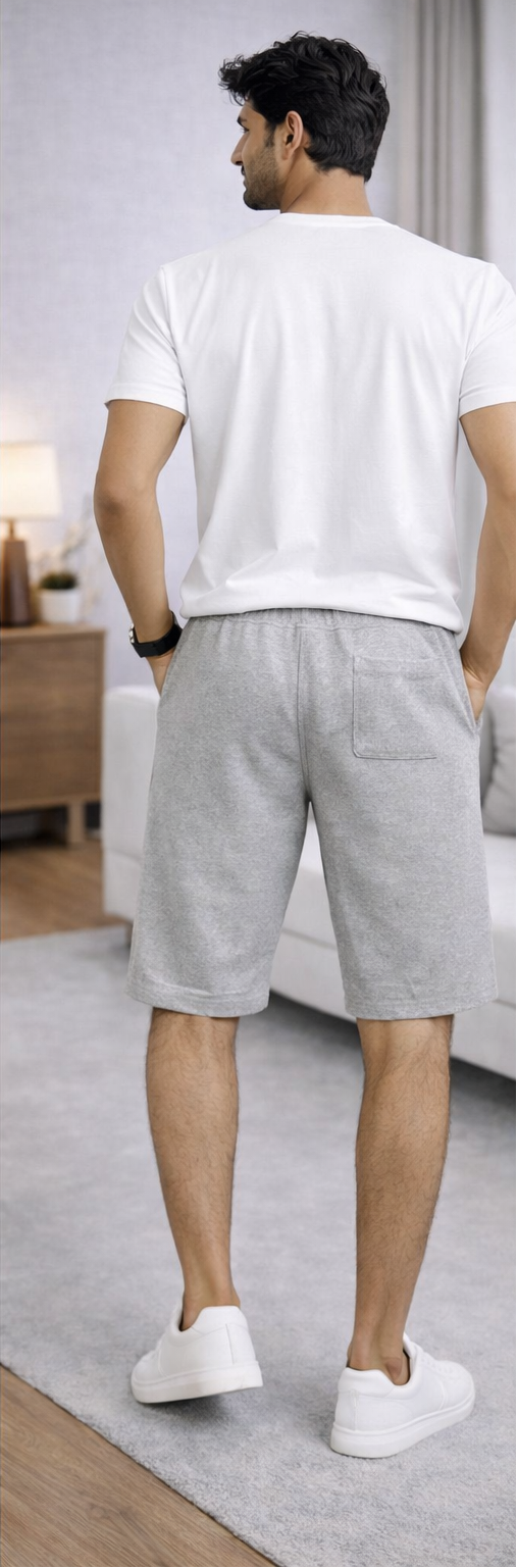 Men's Essential Heather Grey Performance Shorts