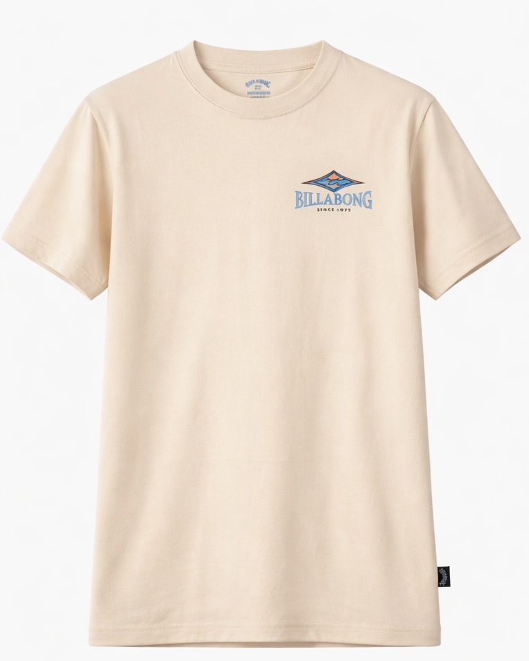 Billabong Heritage Logo Graphic Tee - Sandshell