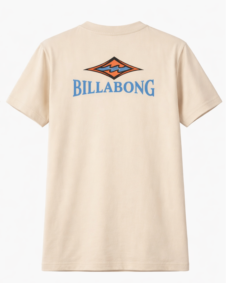 Billabong Heritage Logo Graphic Tee - Sandshell