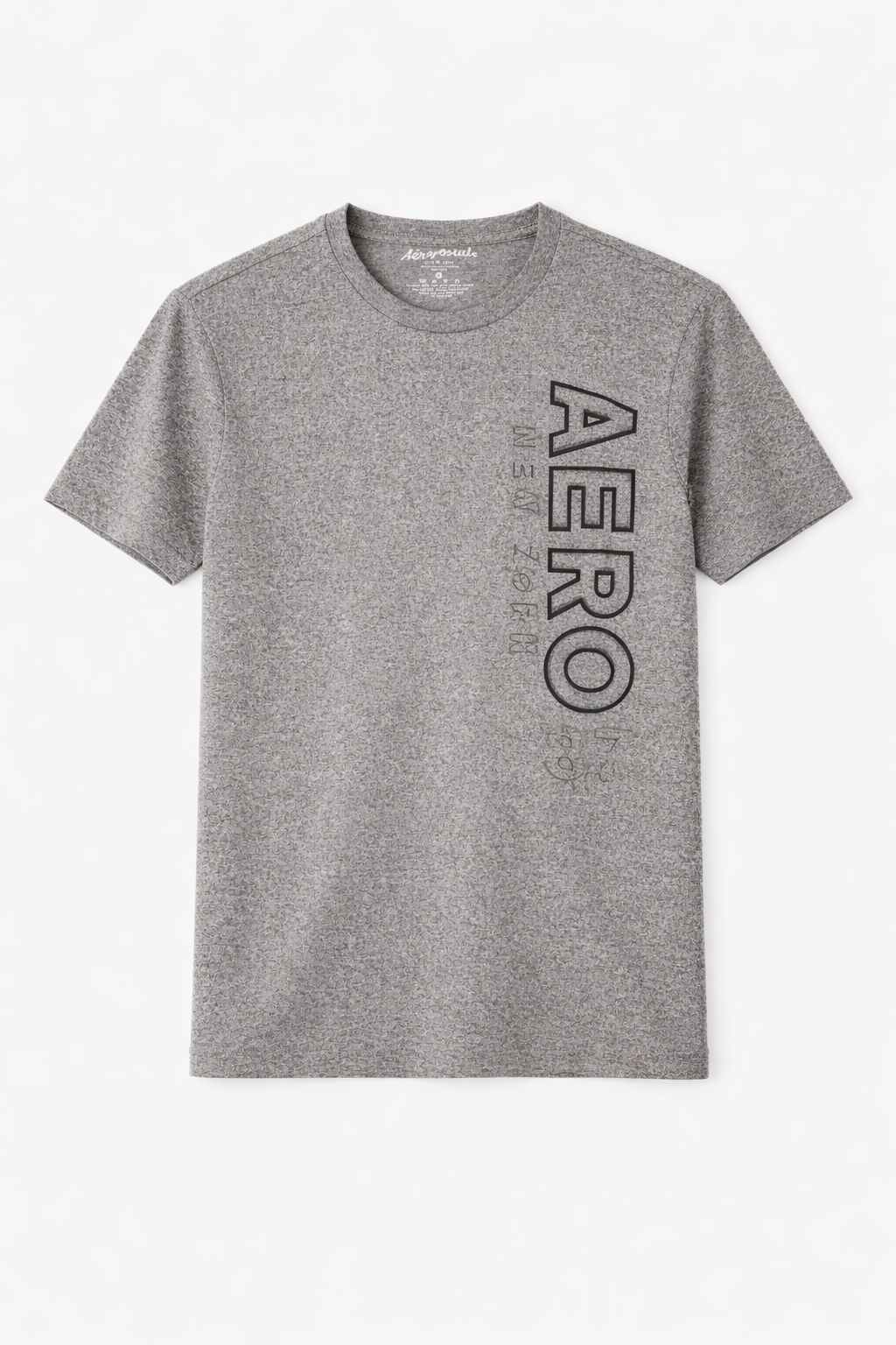 Aéropostale Men's Heather Grey Graphic Tee