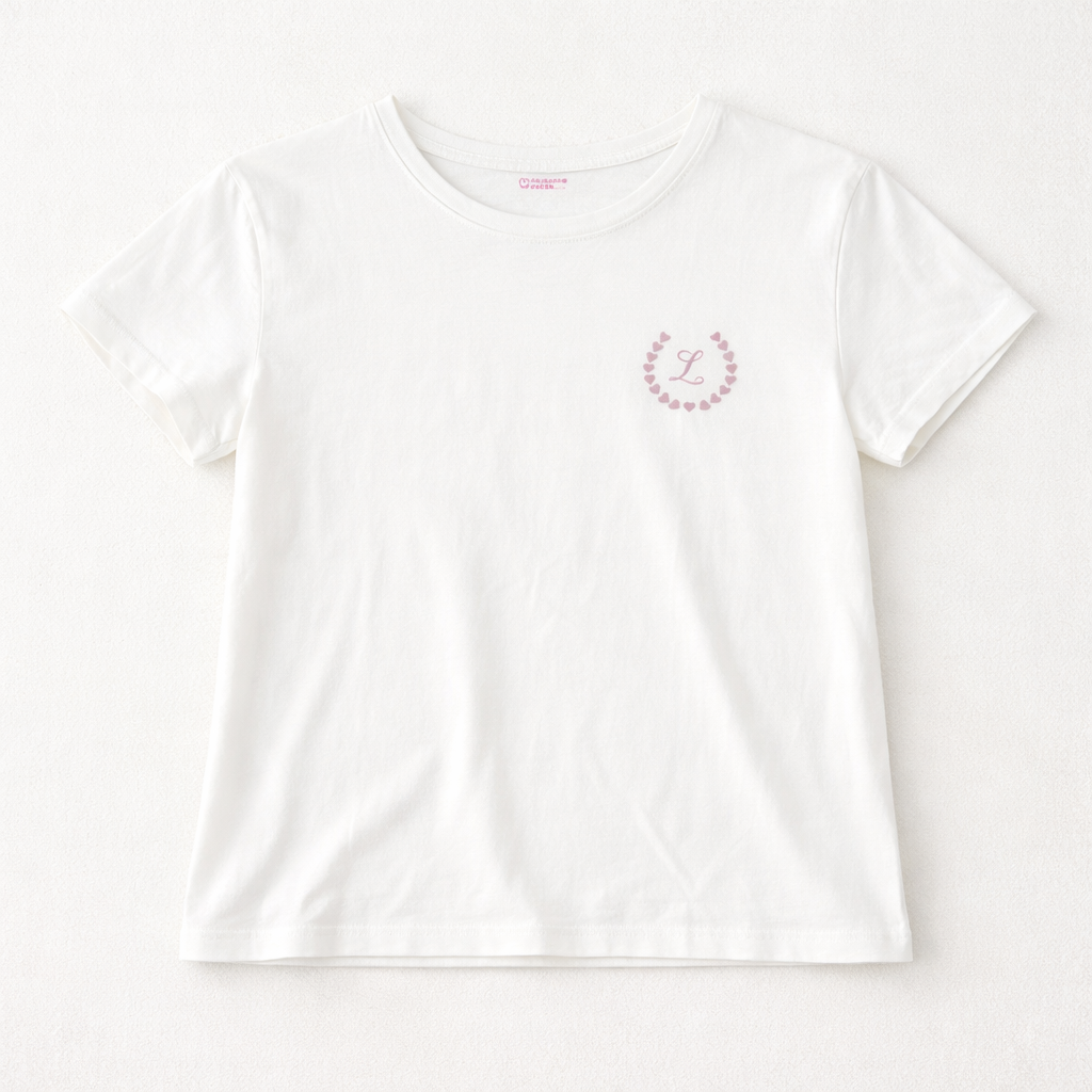 Girls' White & Pink Heart Laurel Pajama Set