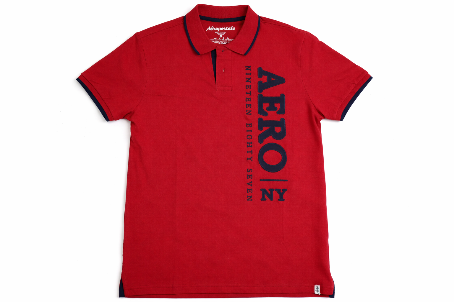 Premium Red Cotton Polo Fabric | Soft & Breathable Knit Texture