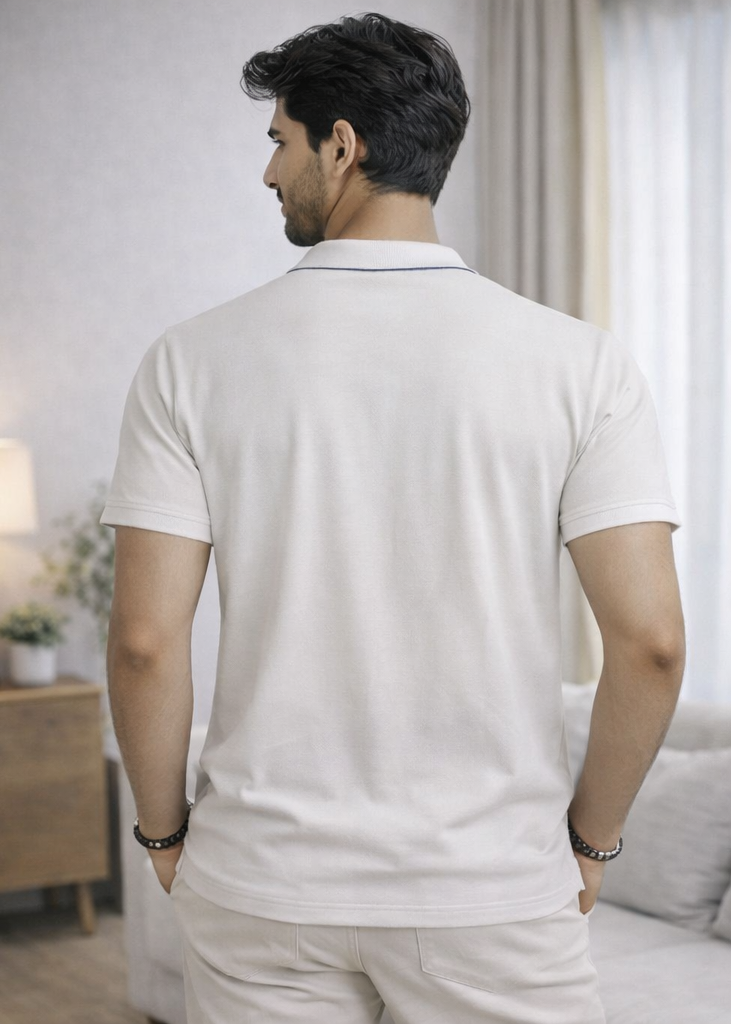 Essential White Polo Shirt