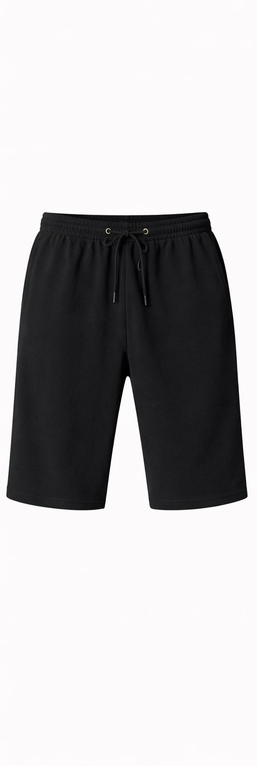 Men's Essential Comfort Fit Knit Shorts – Classic Black