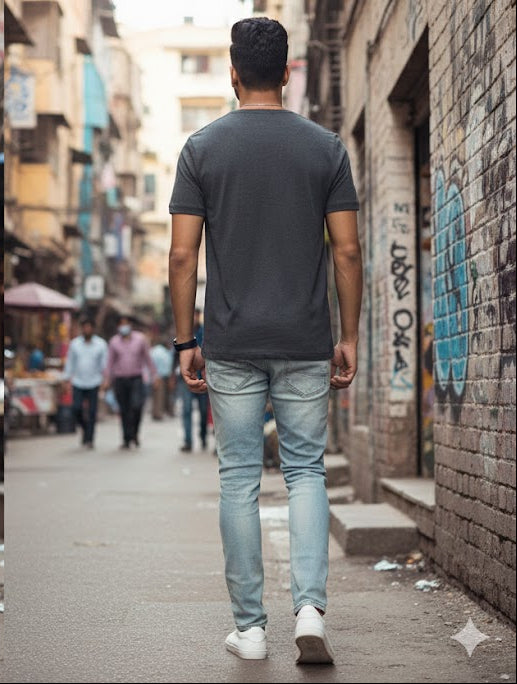 Marvel Avengers Graphic T-Shirt – Charcoal Grey Heather – SF Jeans Co. Edition