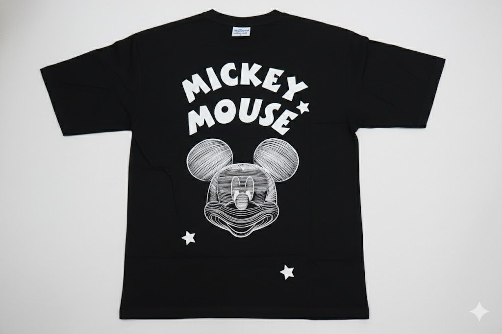 Mickey Mouse "Sketch" Edition Drop Shoulder T-Shirt – Ultra-Realistic Streetwear
