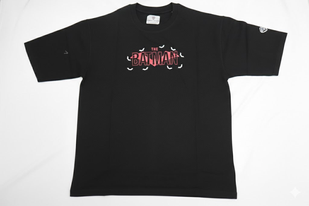 Batman "Men Are Brave" Oversized Streetwear Graphic T-Shirt - Black